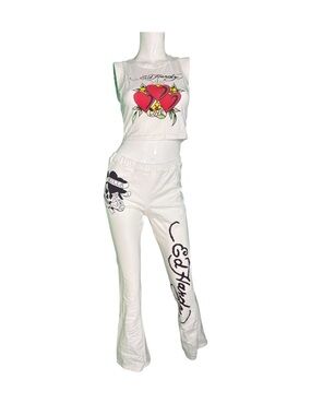 Ed Hardy White set
